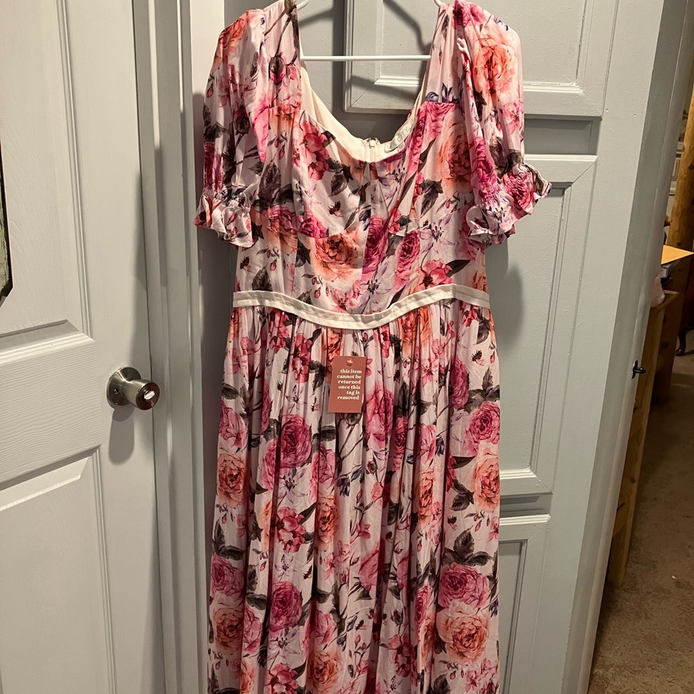 Ivy city Floral ballerina dress xxl